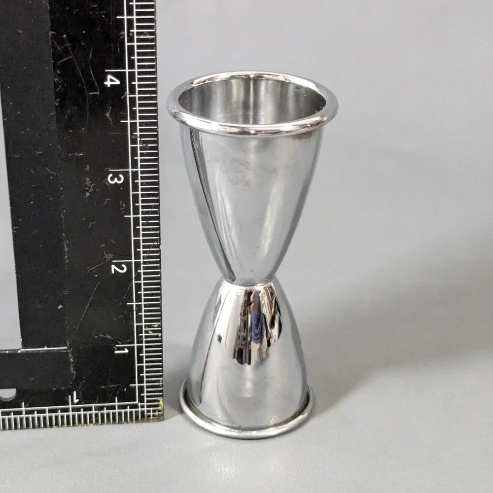 Stainless Steel Double Sided Cocktail Jigger Hourglass Bar Measuring Tool